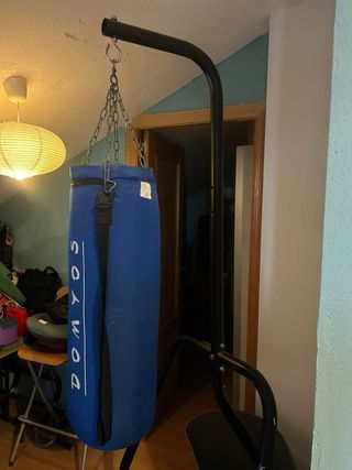 Soporte para saco de boxeo del decathlon