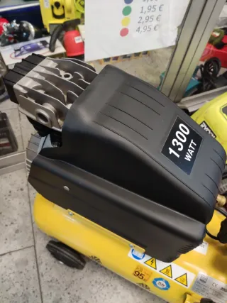Compresor de aire 1300W amarillo