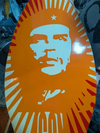 Tabla Skimboard Madera Diseño Che Guevara