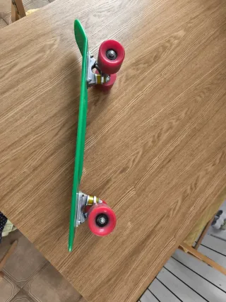 Skate niño tipo Penny verde