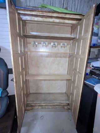 Armario Colonial Madera Pintado