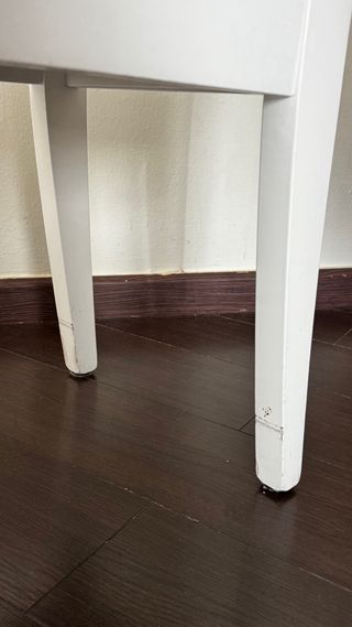 Cuatro Sillas Ikea Blanca Madera