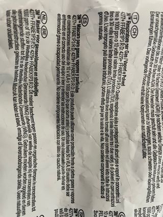 Mascarilla 3M 4279+ K1P2