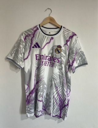 Camiseta Adidas Real Madrid Morado Blanco