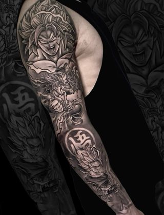 Tatuajes perfectos y profesionales de Anime