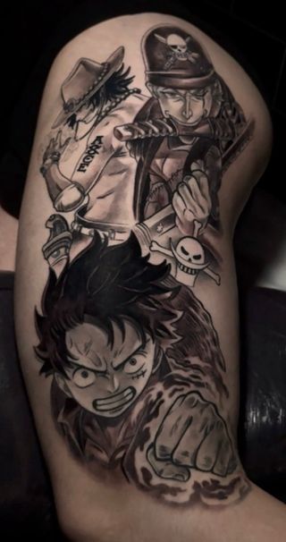 Tatuajes perfectos y profesionales de Anime
