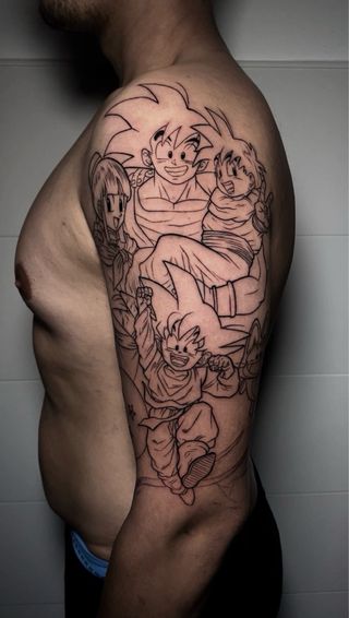 Tatuajes perfectos y profesionales de Anime