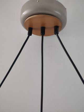 Lámpara Techo Massive 85 CM con Tulipas Cristal