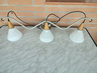 Lámpara Techo Massive 85 CM con Tulipas Cristal