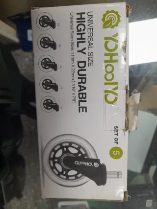 Ruedas Silla Oficina Ruwda Set 5