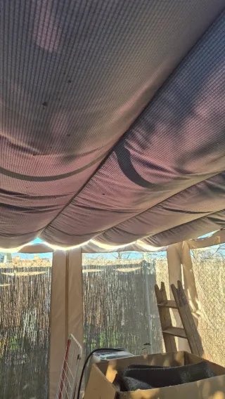 Pérgola 3x3 gris oscuro