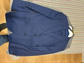 Lote de 8 Trajes de vestir azul y gris