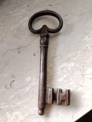 Chiave antica ferro battuto XVIII sec.