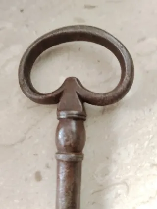 Chiave antica ferro battuto XVIII sec.