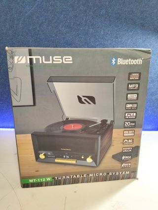 Muse MT-112W Micro Sistema CD/Giradiscos Bluetooth