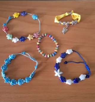 Braccialetti colorati lotto di 23
