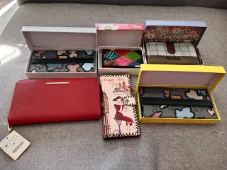 Set de 6 monederos a estrenar en sus cajas