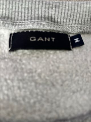 Sudadera GANT gris logo americano sportswear