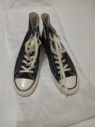 Zapatillas Converse Altas Tela Negras