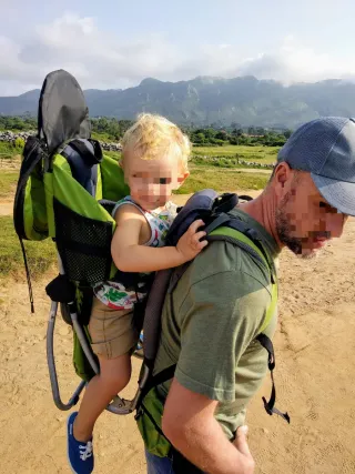 Mochila portabebés Deuter Kid Comfort Plus