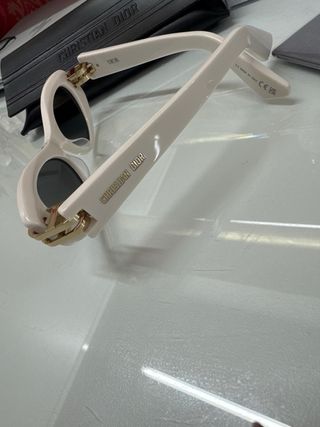 Gafas de Sol Dior Blancas y Doradas