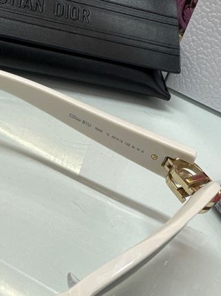Gafas de Sol Dior Blancas y Doradas