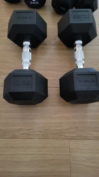 Mancuernas y keppel varios kg/precio