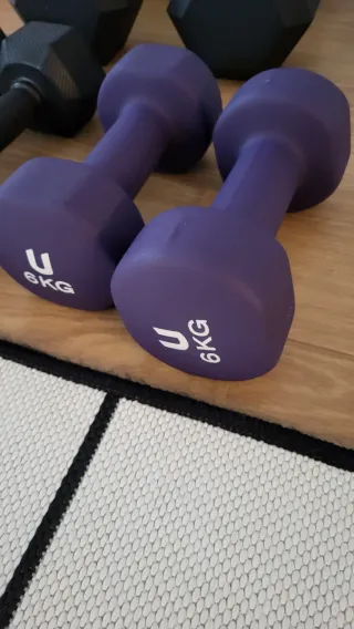 Mancuernas y keppel varios kg/precio