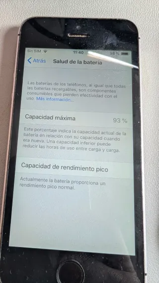iPhone SE Plata/Gris Espacial