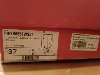 Stivali Fornarina scamosciati marroni Tg 37