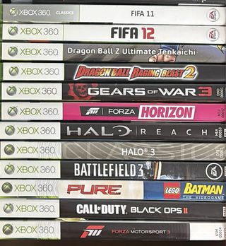 Lote 12 Juegos Xbox 360