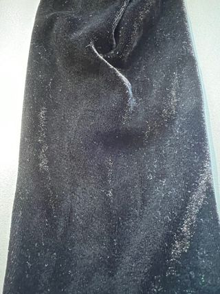 Vestido negro asimétrico