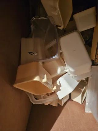 Bizcocheras grandes de plástico