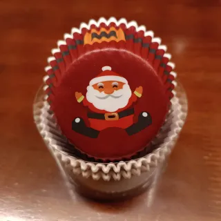 Pirottini per muffin Babbo Natale