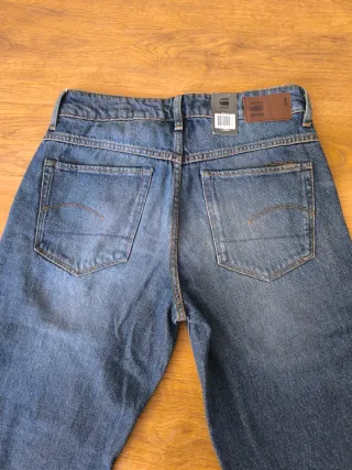 Pantalones Vaqueros Mujer G-STAR 3301 Azul W25 L32