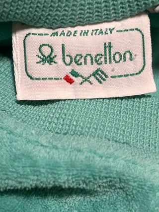 Maglione Benetton verde acqua vintage