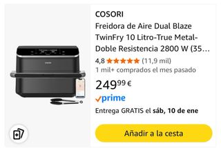 Friggitrice ad aria COSORI Dual Blaze 10L