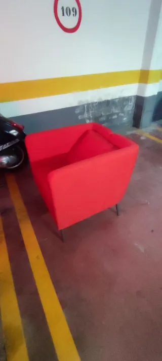 Sillón Ekerö Ikea Rojo