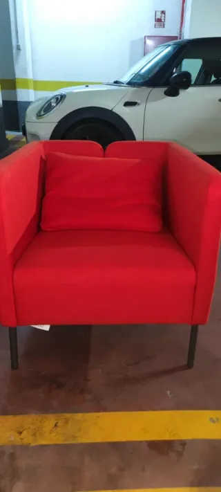 Sillón Ekerö Ikea Rojo