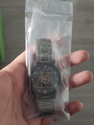 Reloj de mano vintage negro