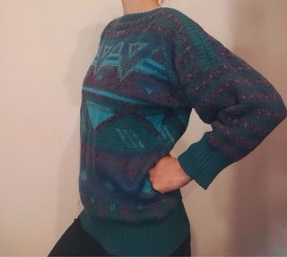 Jersey Vintage Verde y Morado