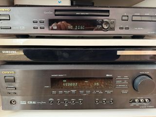 Cadena Onkyo - Altavoces Mission - Blu-ray Samsung