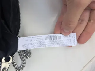 Bolso Negro Stradivarius Cadena