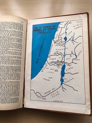 Biblia con tapas de cuero, Antiquisima!!