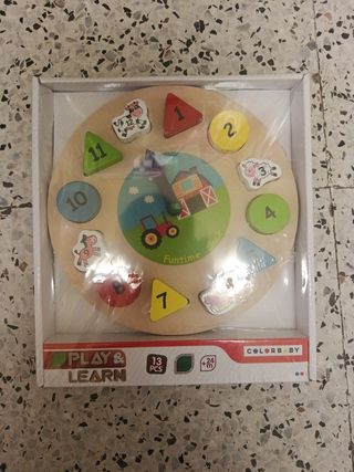 Reloj Puzzle Madera Funtime Clock
