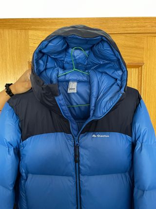 Chaqueta plumífero con capucha Hombre