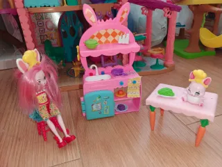 Set Cocina Echantimals Muñeca Conejita
