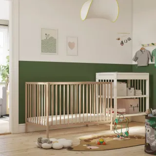 Cuna SNIGLAR modificada haya 60x120