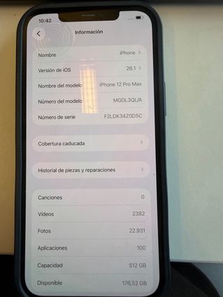 iPhone 12 Pro Max 512 GB Space Gray