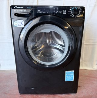 LAVADORA CANDY NEGRA 8 KG 1400 RPM A+++